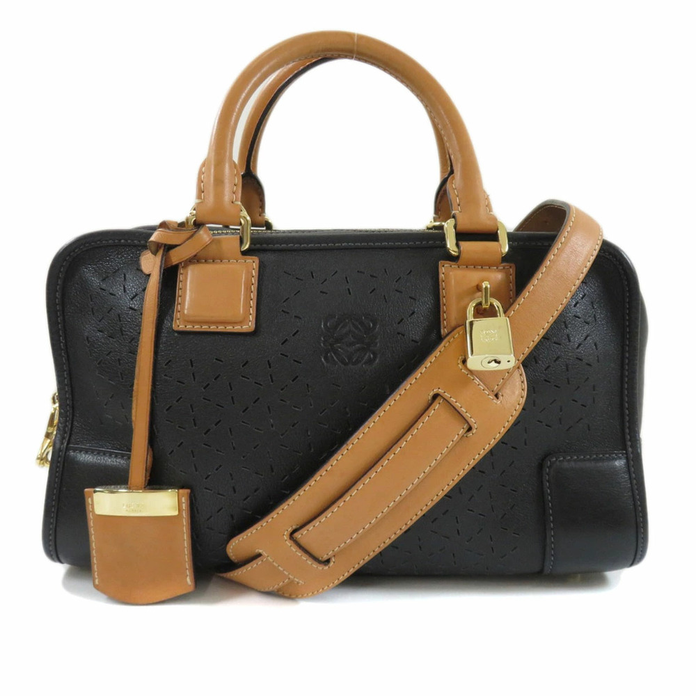 Loewe Amazona Anagram Embossed 2way handbag Calfskin Leather - Picture 11 of 11